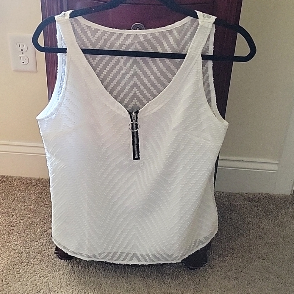 White Summer tank top -new, never worn